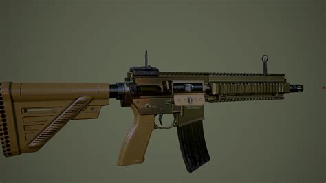 HK416 A5 | CGTrader.com