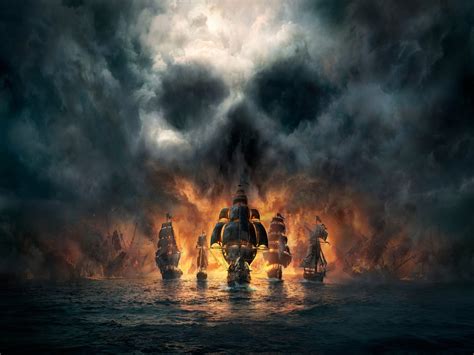 Skull and Bones Pirate Ship Game 18"x28" (45cm/70cm) Canvas Print