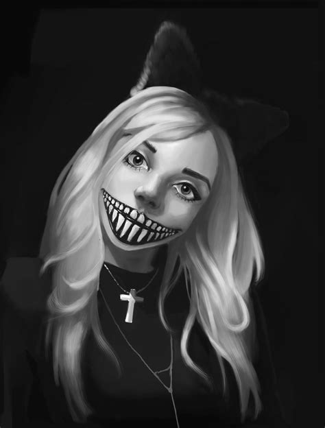 Practice2. creepy smile by TragixPrincess on DeviantArt