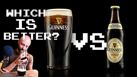 Guinness Draught vs. Extra Stout - Which is better? - YouTube