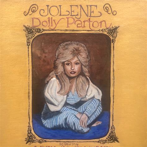 Dolly Parton Jolene Album Cover Original Acrylic Painting 8x8 - Etsy