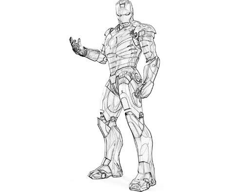 Iron Man Mark 1 Coloring Pages