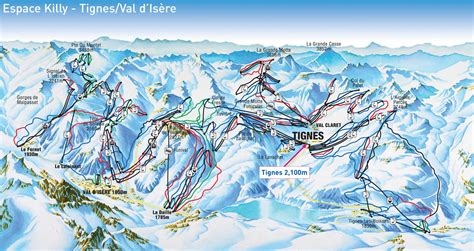 Tignes Piste Map – Interactive map of Tignes