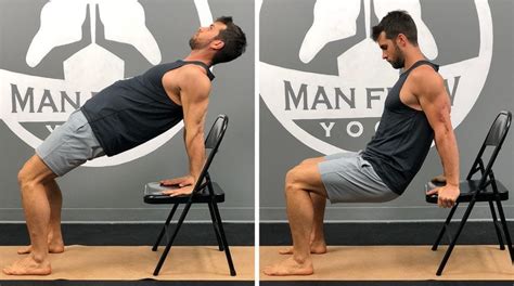 Challenging Chair Yoga Exercises - Man Flow Yoga