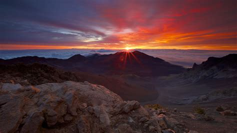 nature, Landscape, Sunset, Mountains, Clouds Wallpapers HD / Desktop ...