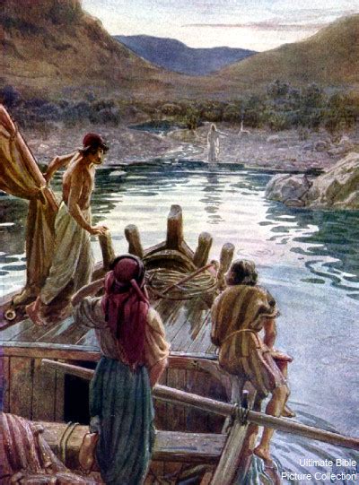 John 21 Bible Pictures: Jesus at the Sea of Tiberius