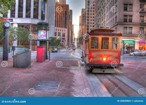 San Francisco Cable Car editorial stock image. Image of america - 40849804