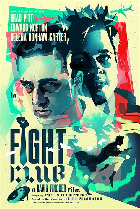 Fight Club by Collin Schlicht - Home of the Alternative Movie Poster -AMP-