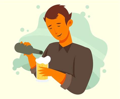 Guys Drinking Beer Illustration 268282 Vector Art at Vecteezy