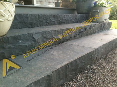 Basalt Steps - A Plus Vietnam Natural Stone Supplier