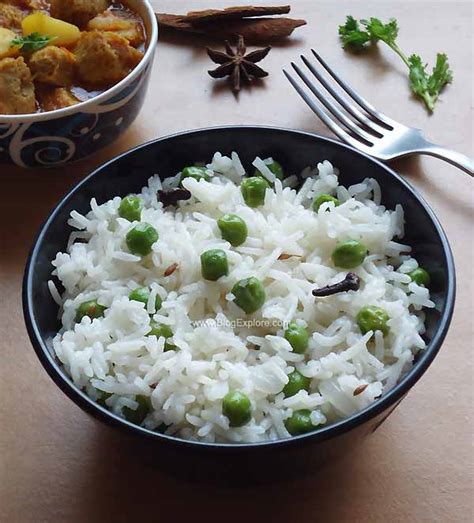 Peas Pulao | Matar Pulao | Easy Green Peas Pulav - Blogexplore