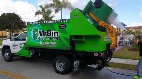 Trash Bin Cleaning Service - Mr. Bin Cleaner - YouTube