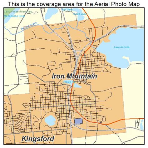 Iron Mountain Michigan Map images