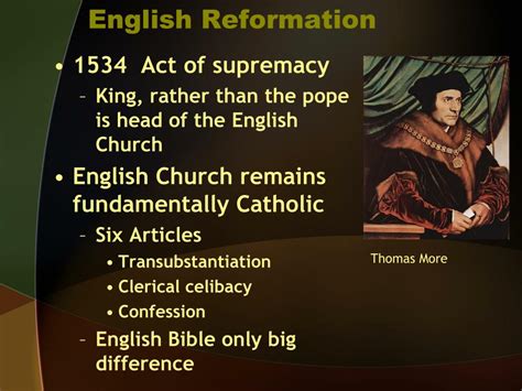 PPT - The English Reformation PowerPoint Presentation, free download ...