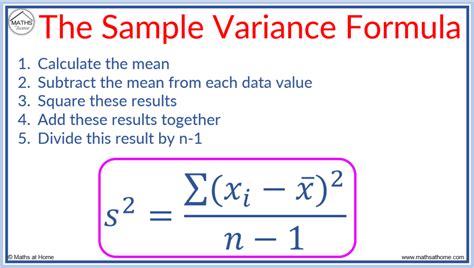 How to Calculate Variance – mathsathome.com