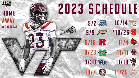 2023 Virginia Tech Football Schedule | TechSideline.com