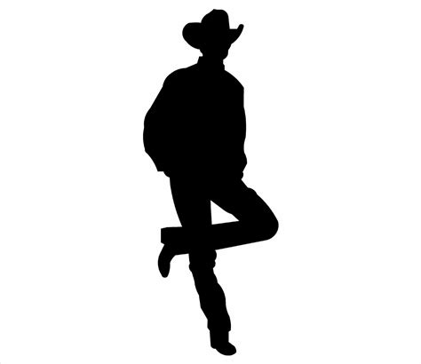 cowboy clipart black and white 20 free Cliparts | Download images on ...