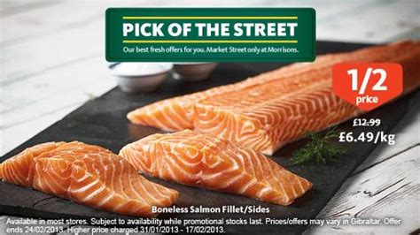 Boneless Salmon Fillets/Sides Half Price £6.49/Kg @ Morrisons - HotUKDeals