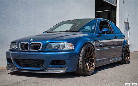 A Mystic Blue BMW E46 M3 Gets Aftermarket Goodies At European Auto Source