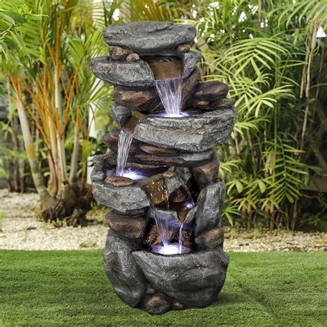 Large Outdoor Waterfall Fountains - Outdoor Fountains