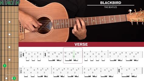 Blackbird Guitar Cover The Beatles 🎸|Tabs + Chords| - YouTube