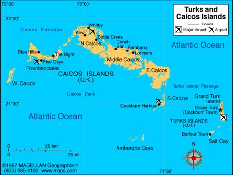 Turks And Caicos Island Map | Hiking In Map