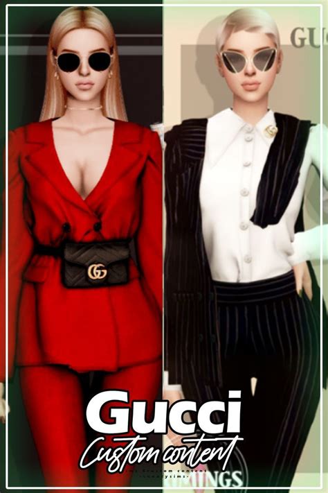 sims 4 gucci Best Sims, Sims 2, Sims 4 Clothing, By The Way., Blazer ...