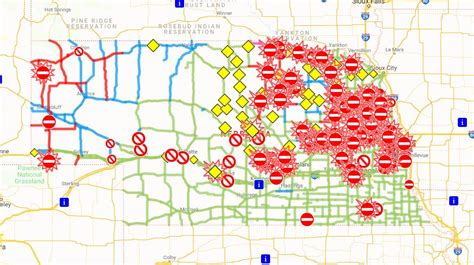 Nebraska Road Closures Map - China Map Tourist Destinations