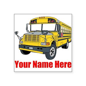 School Bus Stickers - CafePress