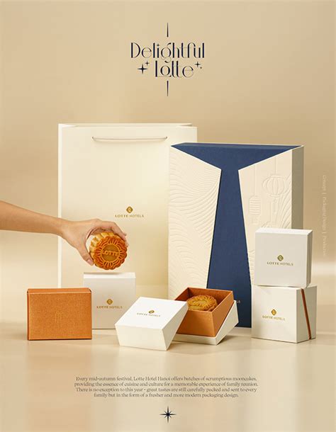 LOTTE HOTEL HANOI MOONCAKE PACKAGING DESIGN 2021 (2) | Images :: Behance