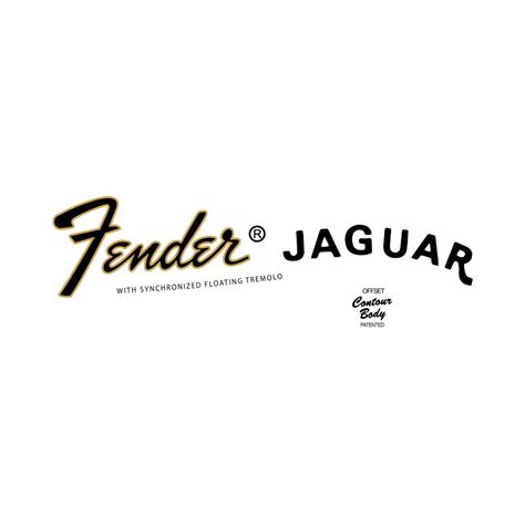 Fender Jaguar 70s headstock Logo Vector - (.Ai .PNG .SVG .EPS Free ...