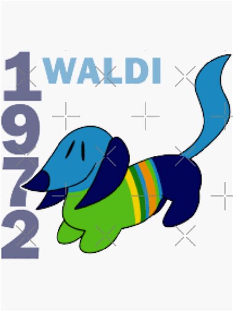 "Mascot Olympic Waldi 1972" Sticker for Sale by AlessanndroPiro | Redbubble