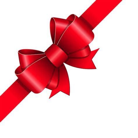 Red ribbon bow | Free Vector