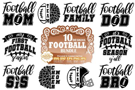 Football SVG Bundle | football family svg | game day svg - DIDIKO designs