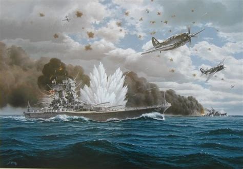 Sinking of the Battleship Yamato | Classic Aviation & War Art, LLC