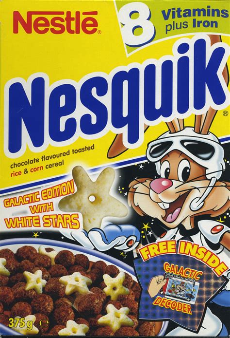 Nesquik Galactic Edition ©1998 Société des Produits Nestlé S.A. UK ...