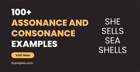 Assonance and Consonance - 100+ Examples, How to Use, Tips