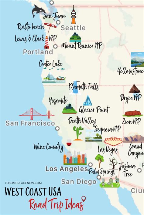 19 Epic West Coast USA Road Trip Ideas & Itineraries - tosomeplacenew