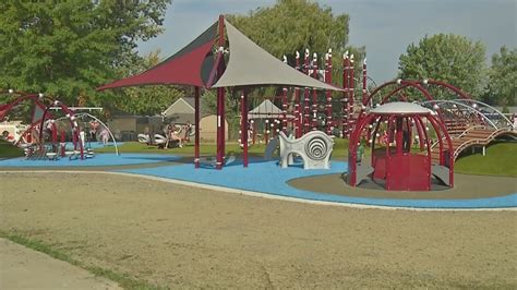 Orchard Park elementary school opens inclusive playground - YouTube