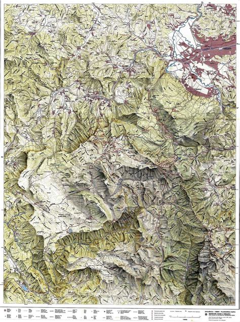 Bjelasnica hiking map 1:50000 scale : Photos, Diagrams & Topos : SummitPost