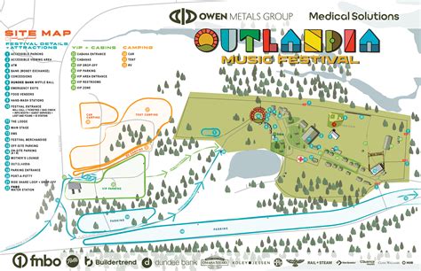 Festival Map – Outlandia Music Festival