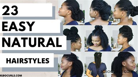 Easy Natural Hairstyles For Black Girls - Mardesa Sosegado