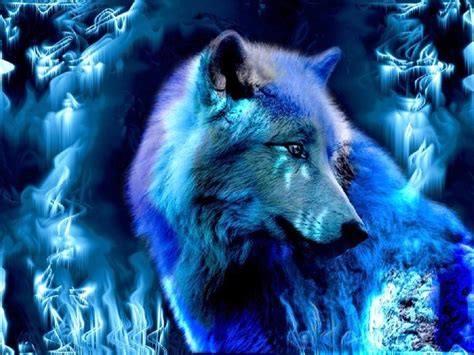 Blue Wolf Wallpapers - Top Free Blue Wolf Backgrounds - WallpaperAccess