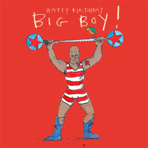 'Happy Birthday, Big Boy!' Birthday Card – Poet & Painter