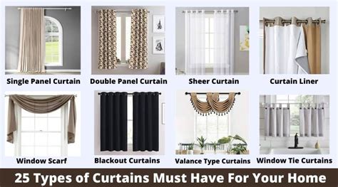 Types Of Curtains: A Comprehensive Guide - Civiconcepts