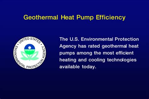 Introduction to Geothermal Energy - Heat Pump Efficiency