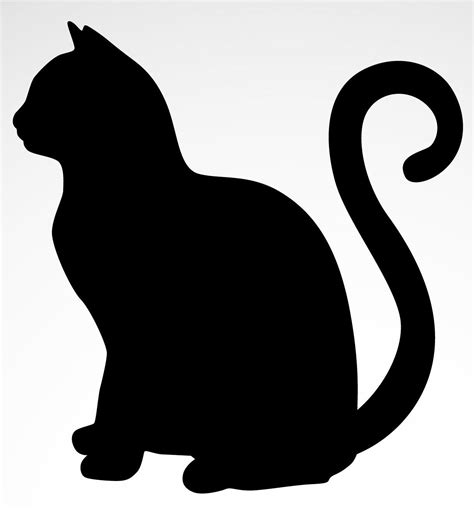 Cat Silhouette Printable - Printable Templates