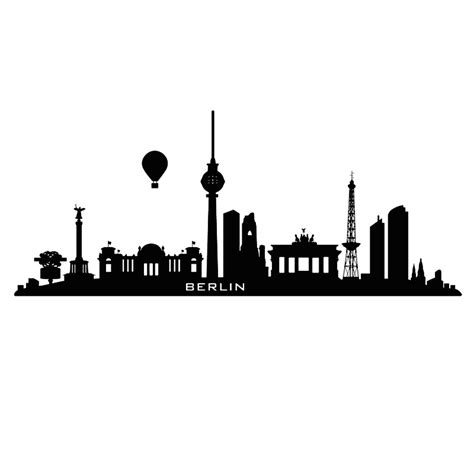 Berlin Skyline Silhouette at GetDrawings | Free download