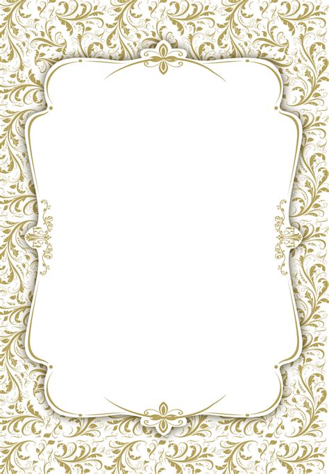 Tasteful Tapestry Frame - Free Printable Wedding Invit… | Blank wedding ...