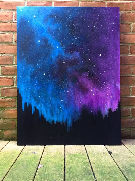 Mellow Wonder: Stardust Galaxy (original art, large original painting ...